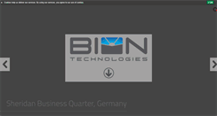 Desktop Screenshot of biontechnologies.com